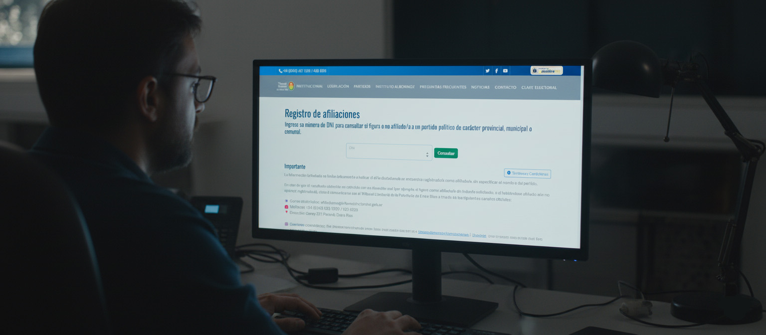 Imagen sobre El Tribunal Electoral de Entre Ríos creó el Registro de Afiliaciones de Partidos Políticos Provinciales, Municipales y Comunales